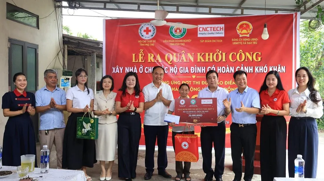 Phú Thọ chung tay dựng những mái ấm cho người dân còn khó khăn về nhà ở