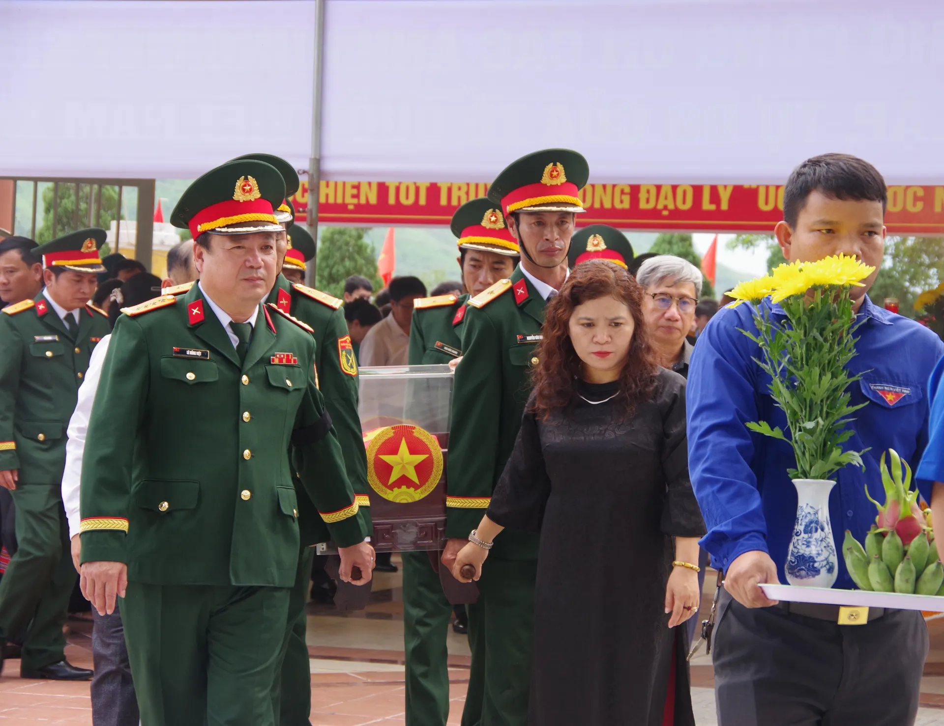 Thành phố Huế: Truy điệu, an táng hài cốt liệt sĩ tại Nghĩa trang Liệt sĩ Nam Đông