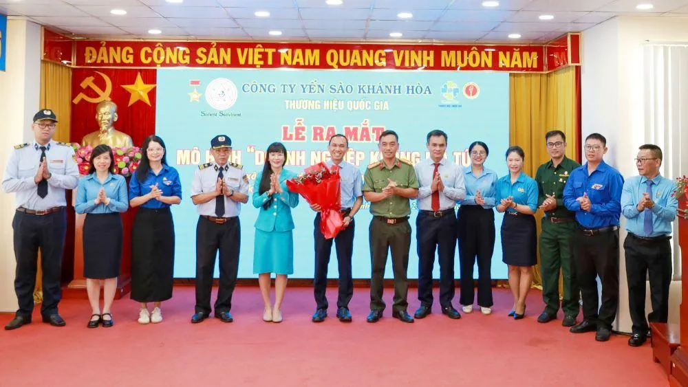 Công ty Yến sào Khánh Hoà ra mắt mô hình “Doanh nghiệp không ma tuý”