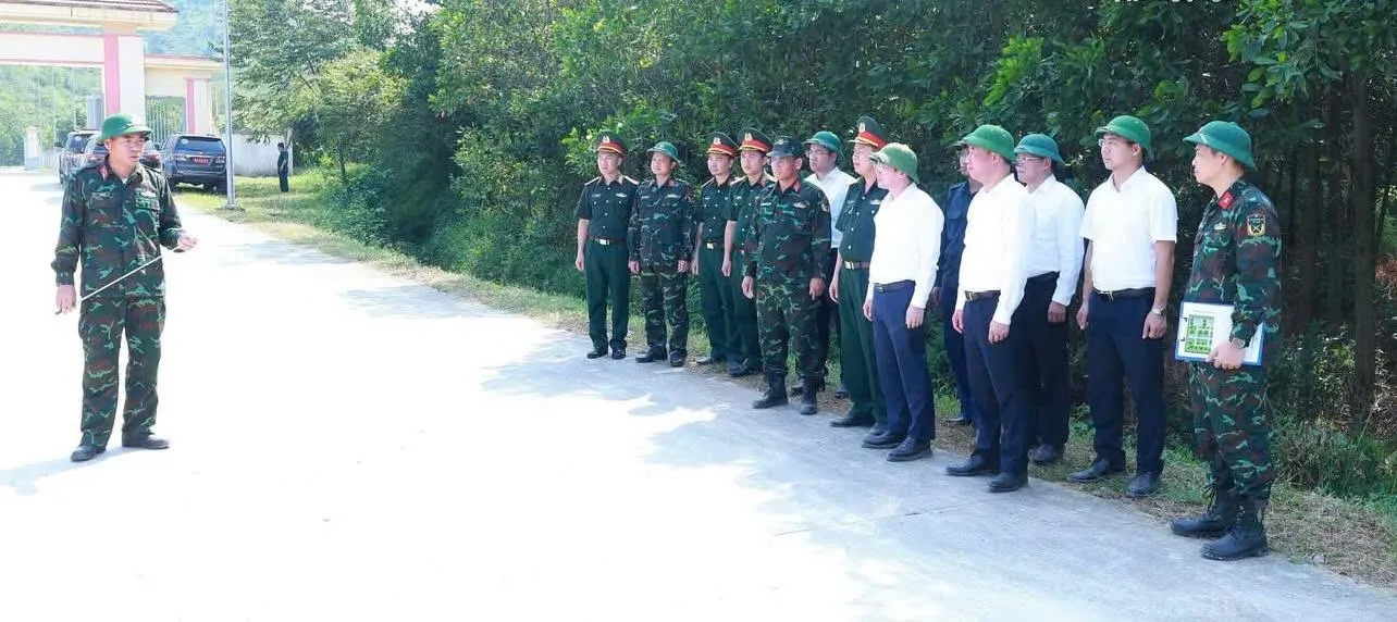 Lãnh đạo tỉnh Thái Nguyên kiểm tra công tác chuẩn bị diễn tập khu vực phòng thủ năm 2026