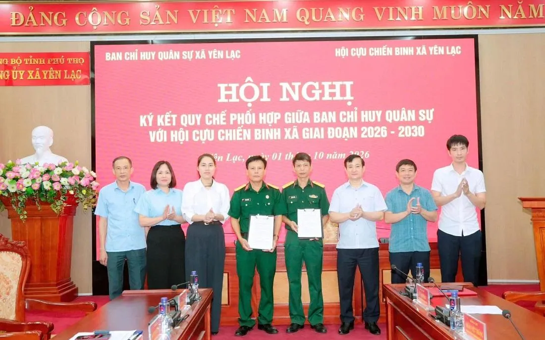 Yên Lạc tăng cường phối hợp giữ vững quốc phòng, an ninh từ cơ sở