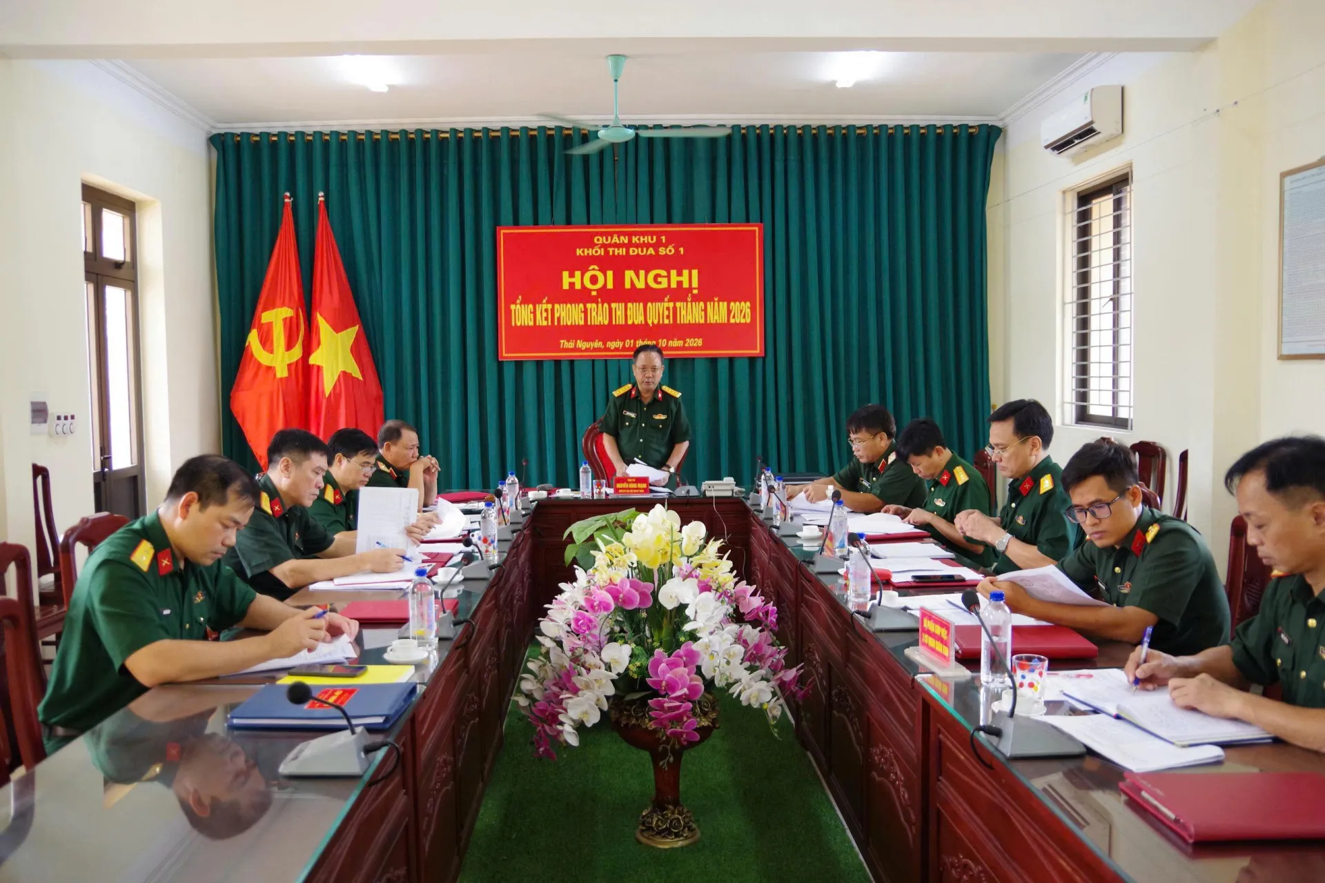 Khối thi đua số 1 Quân khu 1 tổng kết công tác thi đua, khen thưởng và phong trào thi đua quyết thắng năm 2026