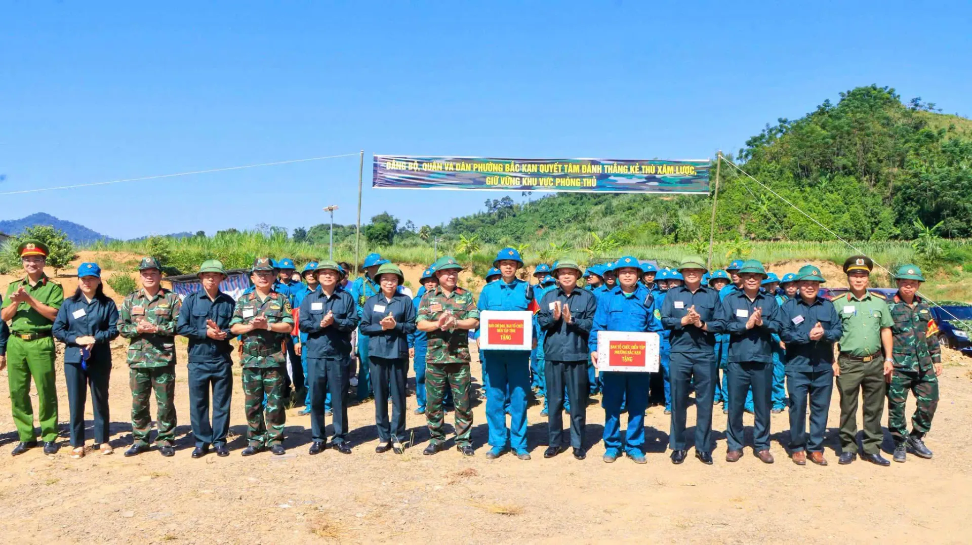Phường Bắc Kạn hoàn thành xuất sắc diễn tập chiến đấu phòng thủ năm 2026