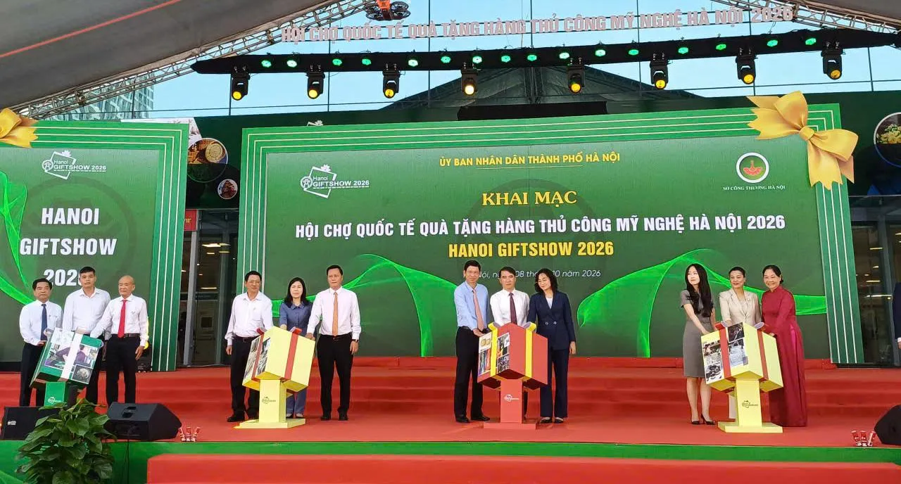 Khai mạc Hội chợ quốc tế Quà tặng hàng thủ công mỹ nghệ Hà Nội năm 2026