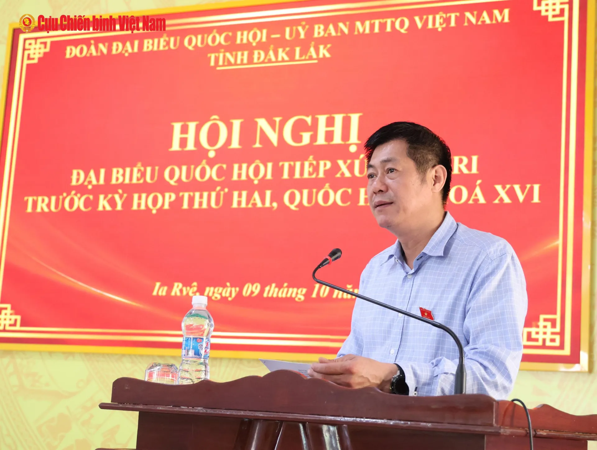Đoàn Đại biểu Quốc hội tỉnh Đắk Lắk tiếp xúc cử tri xã biên giới