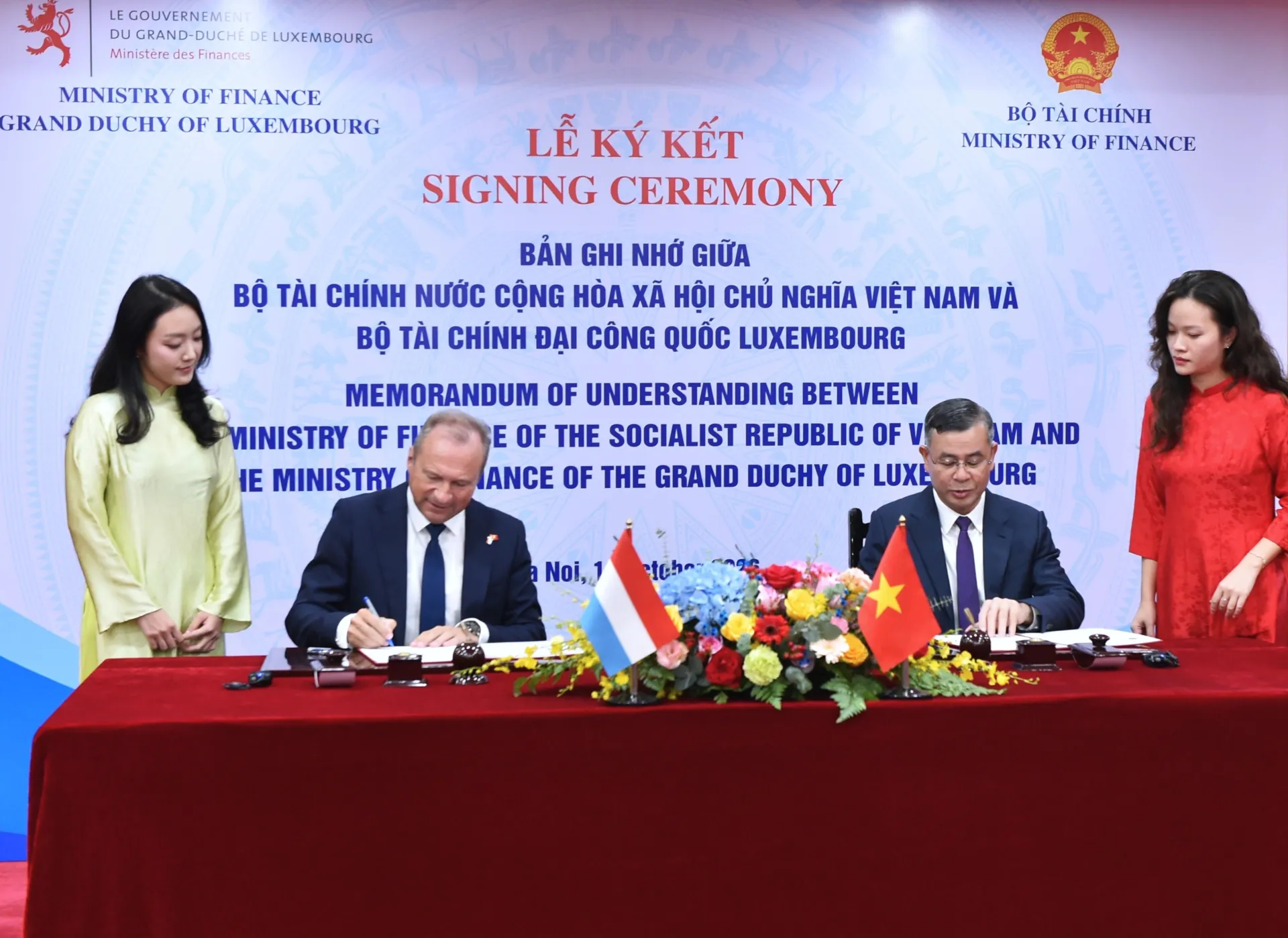 Việt Nam – Luxembourg ký kết MoU, thúc đẩy hợp tác tài chính và thu hút vốn đầu tư quốc tế