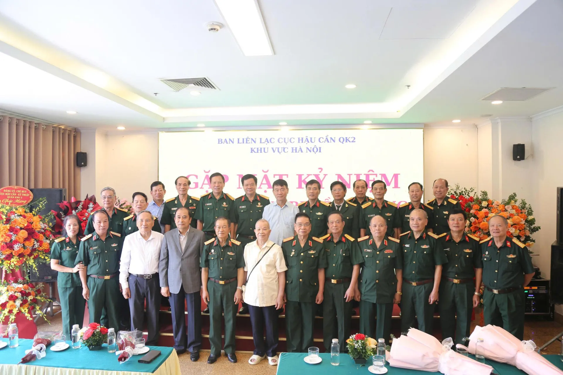 Ban Liên lạc đồng đội Cục Hậu cần Quân khu 2- khu vực Hà Nội gặp mặt nhân kỷ niệm 80 năm ngày truyền thống