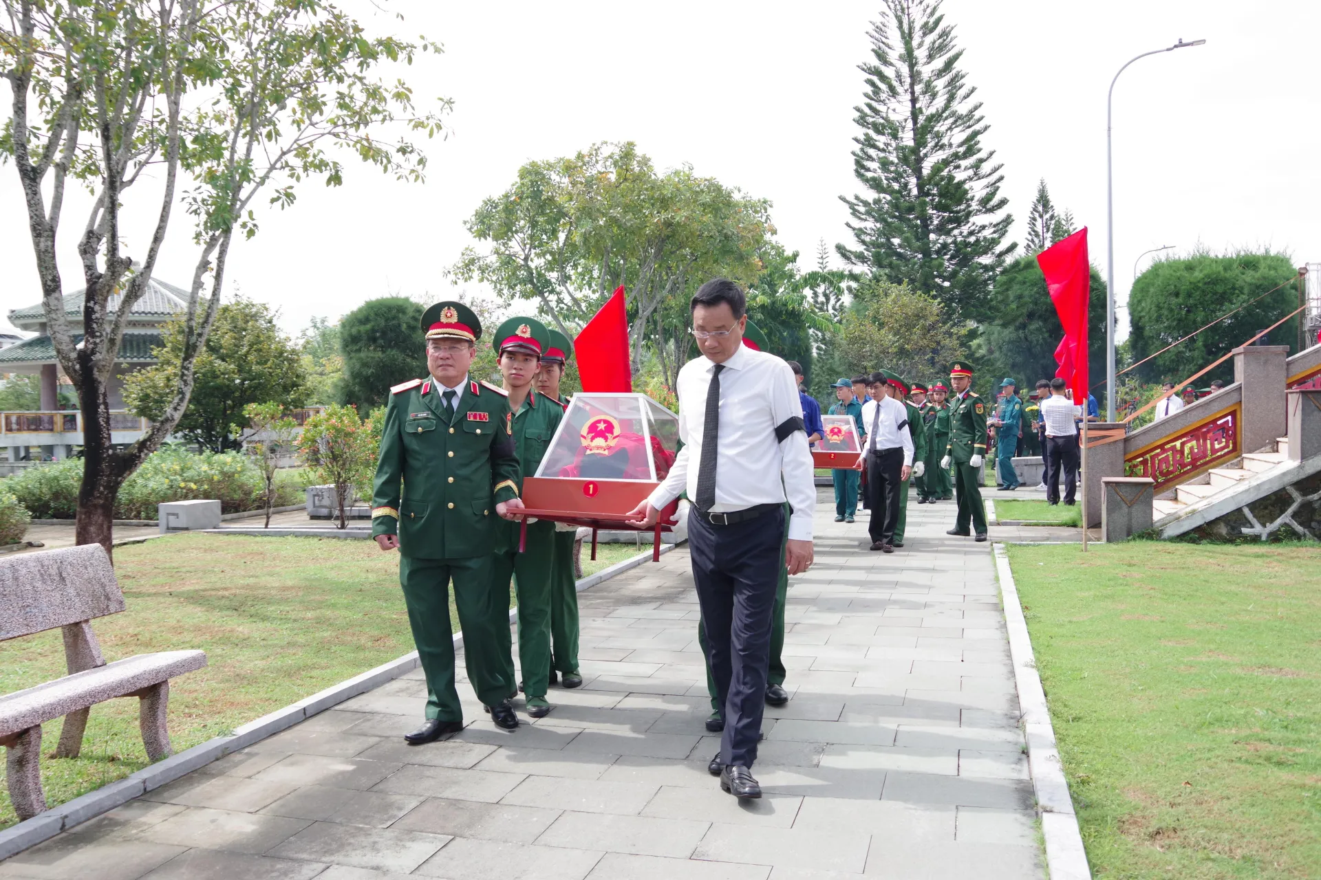 Đà Nẵng truy điệu, an táng 14 hài cốt liệt sĩ tại Hội An