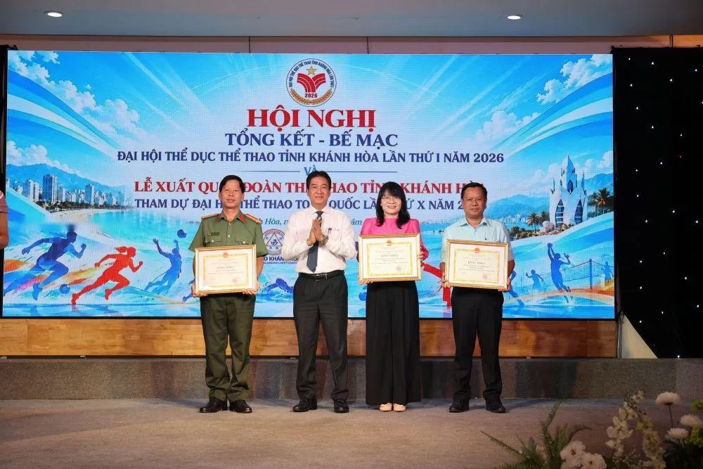 Khánh Hòa Tổng kết Đại hội Thể dục thể thao tỉnh và xuất quân tham dự Đại hội Thể thao toàn quốc lần thứ X