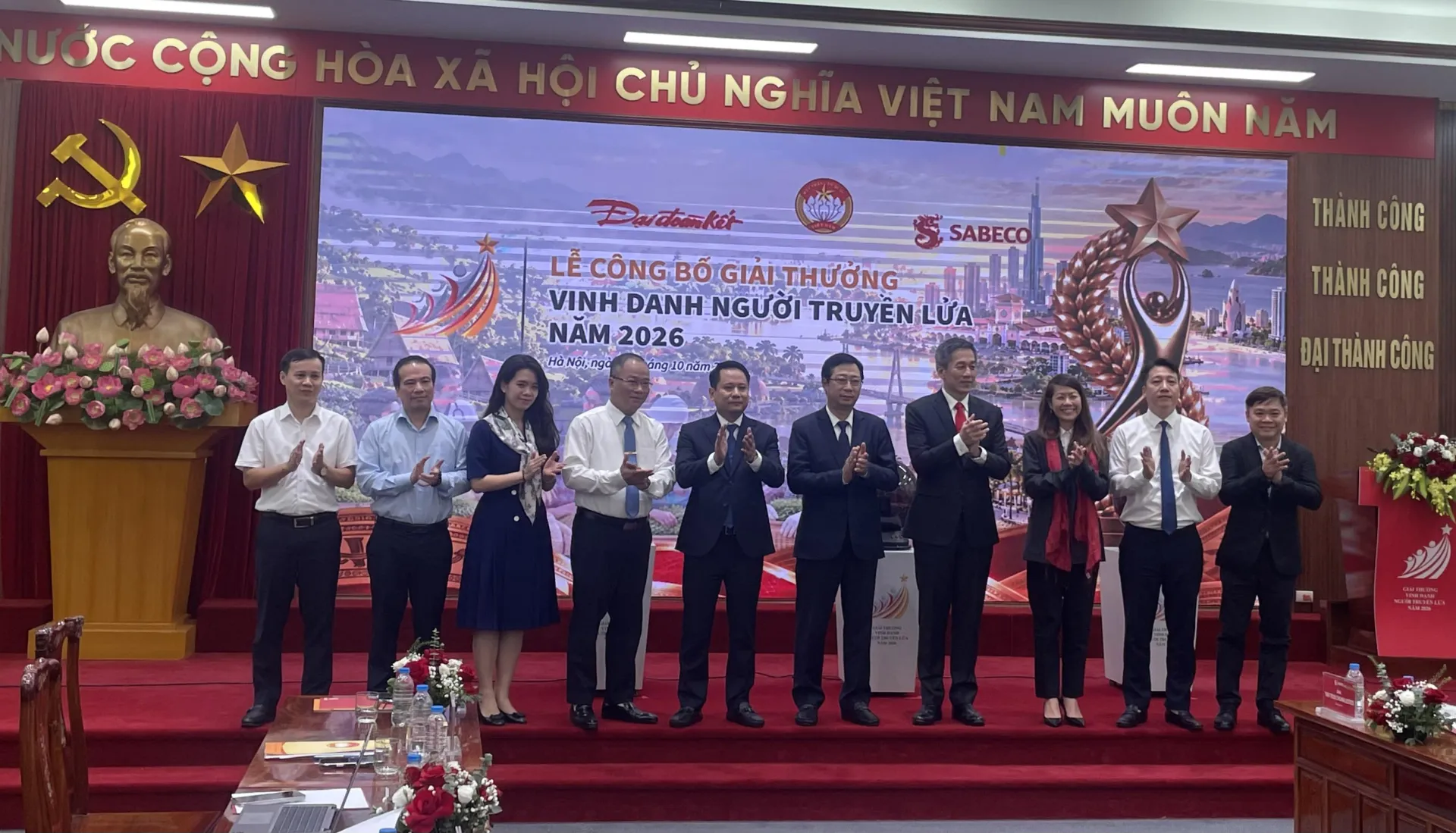 Công bố Giải thưởng “Vinh danh Người truyền lửa” năm 2026