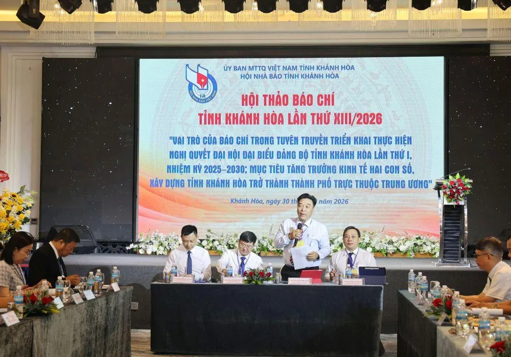 Khánh Hoà: Nâng cao vai trò báo chí trong tuyên truyền, thực hiện Nghị quyết Đại hội Đảng bộ tỉnh và mục tiêu tăng trưởng kinh tế hai con số
