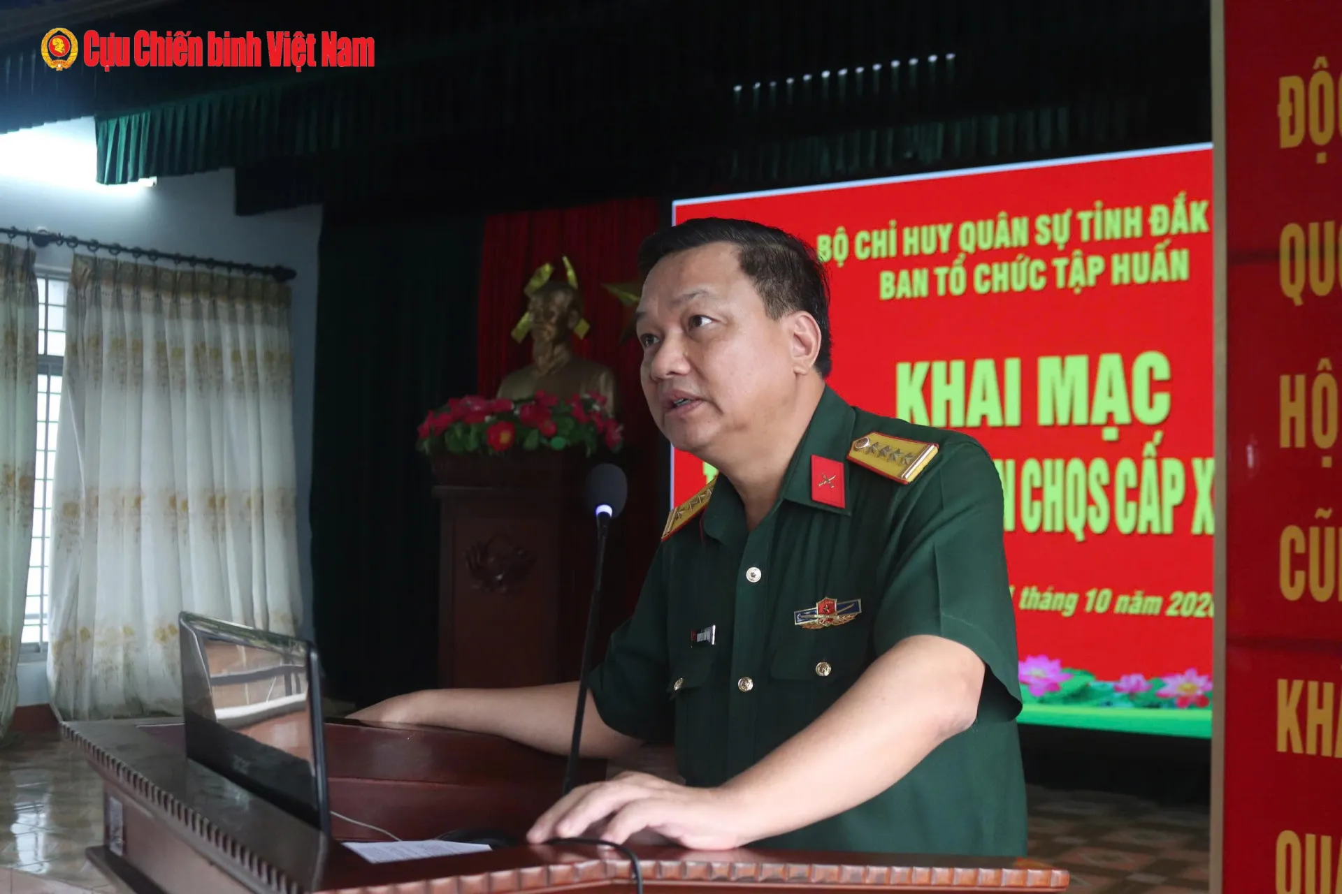 Tỉnh Đắk Lắk tập huấn cán bộ Ban CHQS cấp xã năm 2026