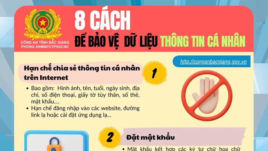 8 cách để bảo vệ dữ liệu thông tin cá nhân