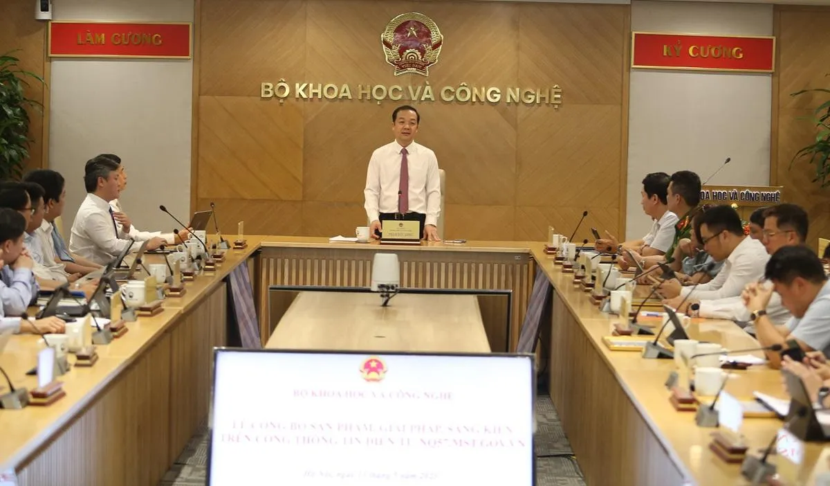 Công bố danh sách sản phẩm, giải pháp, sáng kiến tiêu biểu trên cổng nq57.mst.gov.vn