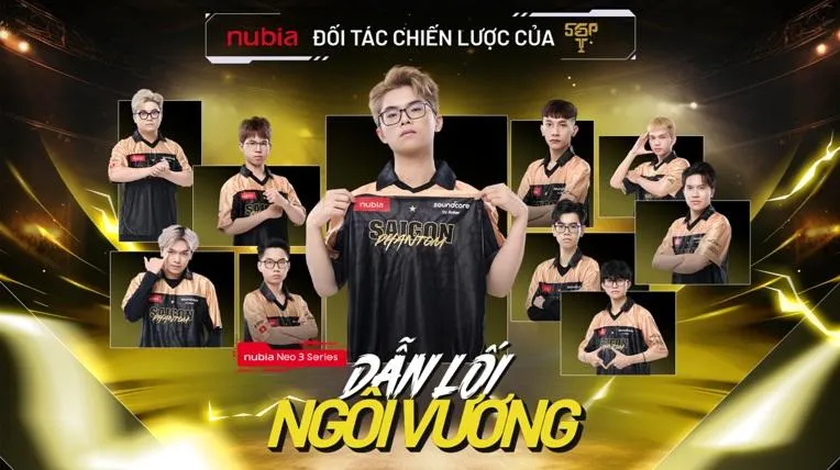 nubia hợp tác Saigon Phantom - nâng tầm chuẩn mực thi đấu cho cộng đồng eSports Việt