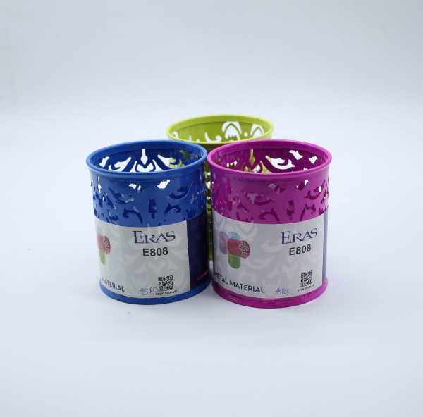 Cốc cắm bút Eras lưới hoa E808