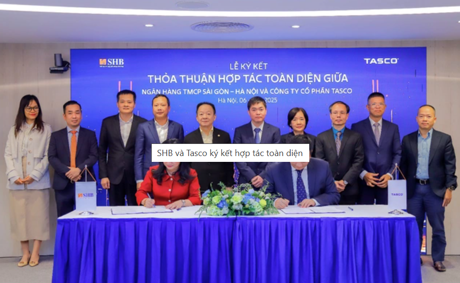 SHB và Tasco ký kết hợp tác toàn diện