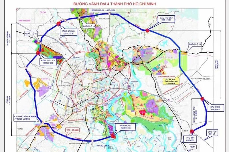TP.HCM thu hồi hơn 3.300 hộ dân triển khai vành đai 4 – tuyến đường trọng điểm dài nhất Đông Nam Bộ