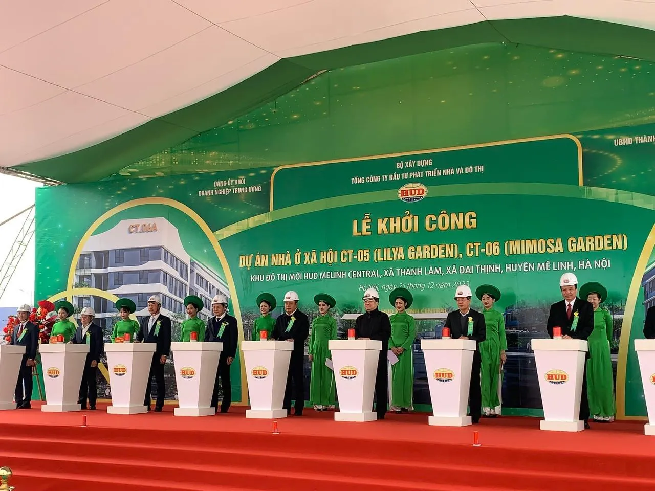 Tổng công ty HUD đẩy mạnh phát triển nhà ở xã hội với hai dự án mới