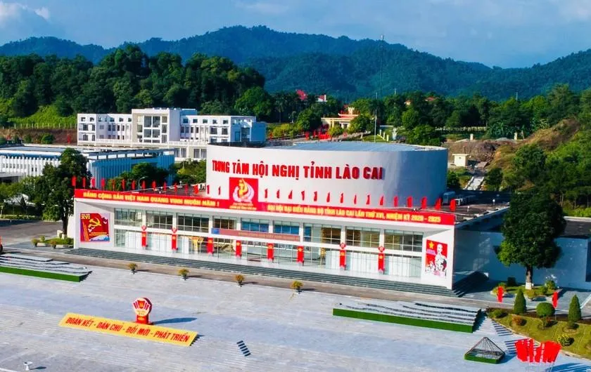 Trung tâm Hội nghị hiện đại tại Lào Cai sắp hoàn thành, tổng vốn đầu tư trên 440 tỷ đồng