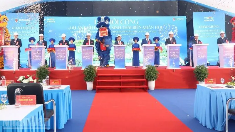 Xuân Hội – điểm đến du lịch biển cao cấp mới của Hà Tĩnh được khởi công