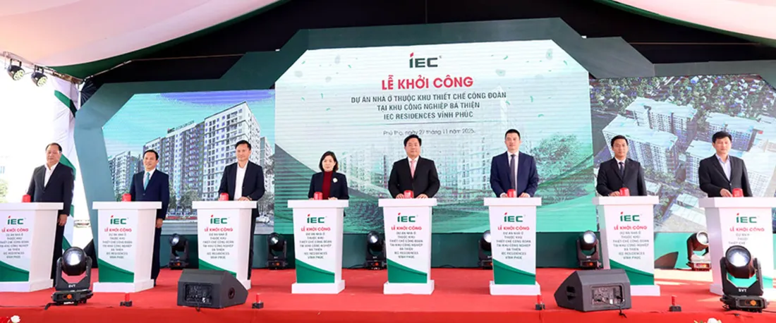 Phú Thọ khởi công dự án hơn 1.300 căn hộ nhà ở xã hội