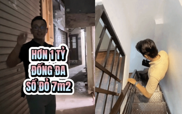 Ngỡ ngàng với căn nhà siêu nhỏ 7m2 tại Hà Nội rao bán hơn 1 tỷ đồng