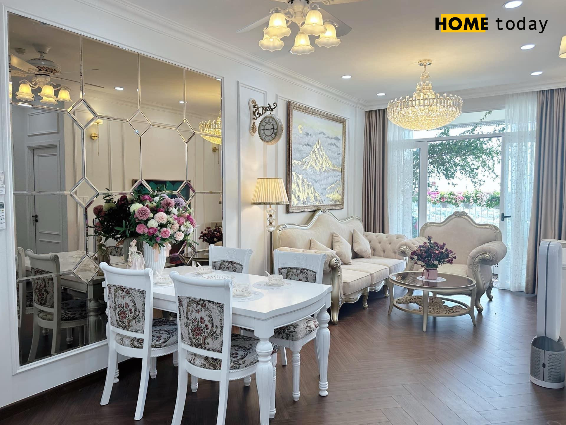 Nét đẹp hài hòa của căn hộ tân cổ điển giữa lòng phố thị