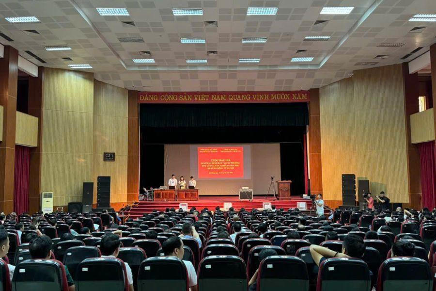22 người bỏ cọc sau phiên đấu giá đất Hà Đông lên tới 262 triệu đồng/m2