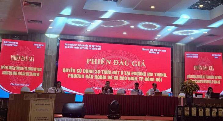 Quảng Bình tạm ngưng đấu giá đất ở Đồng Hới sau loạt giá 'nhảy vọt'