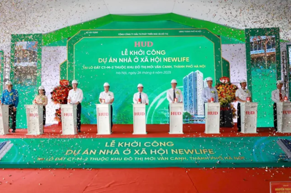 Hà Nội khởi công dự án nhà ở xã hội 25 tầng tại Hoài Đức, quy mô gần 500 căn hộ