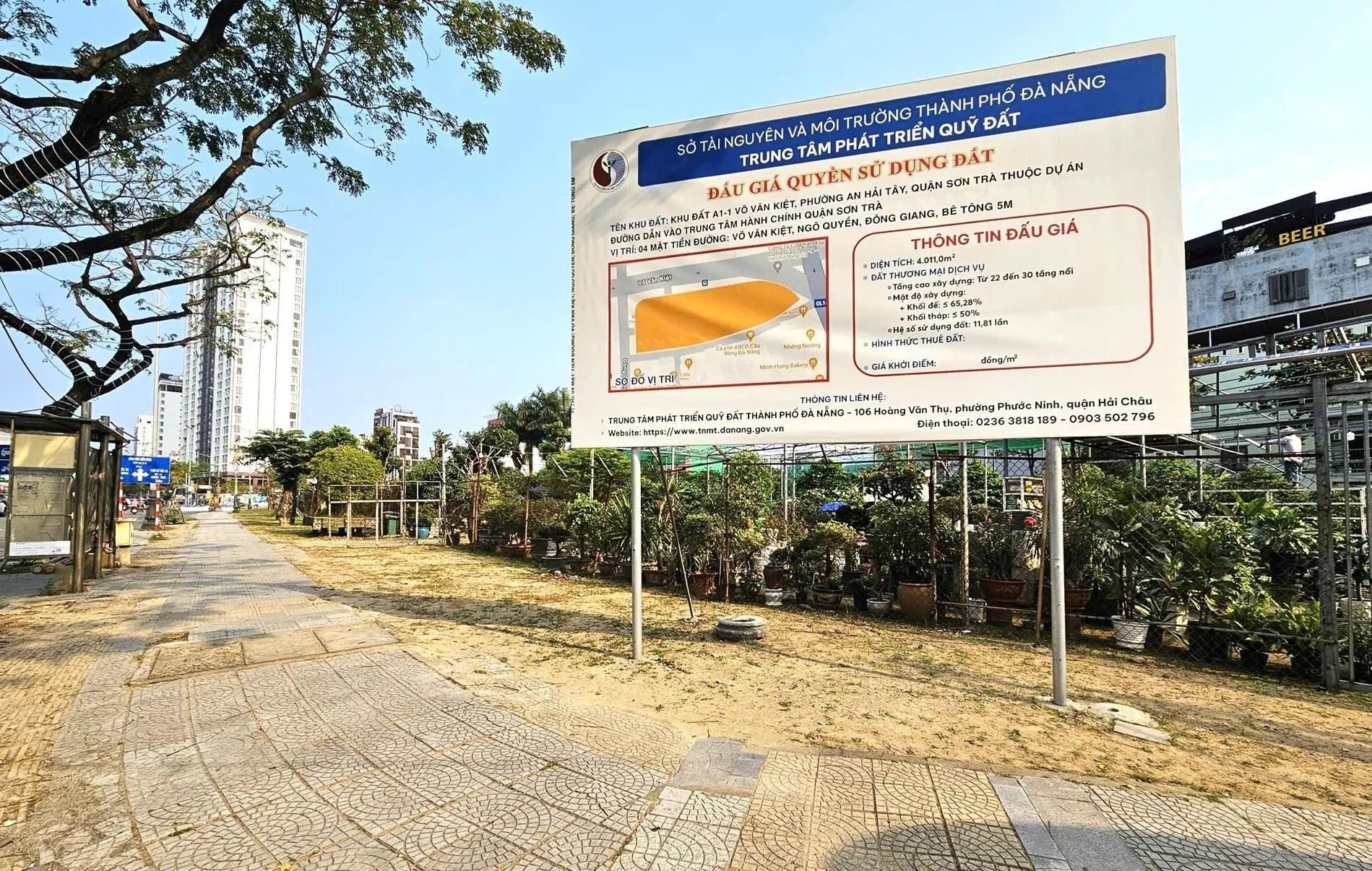 Đấu giá khu đất 'kim cương' giữa trung tâm Đà Nẵng, giá khởi điểm hơn 616 tỷ đồng