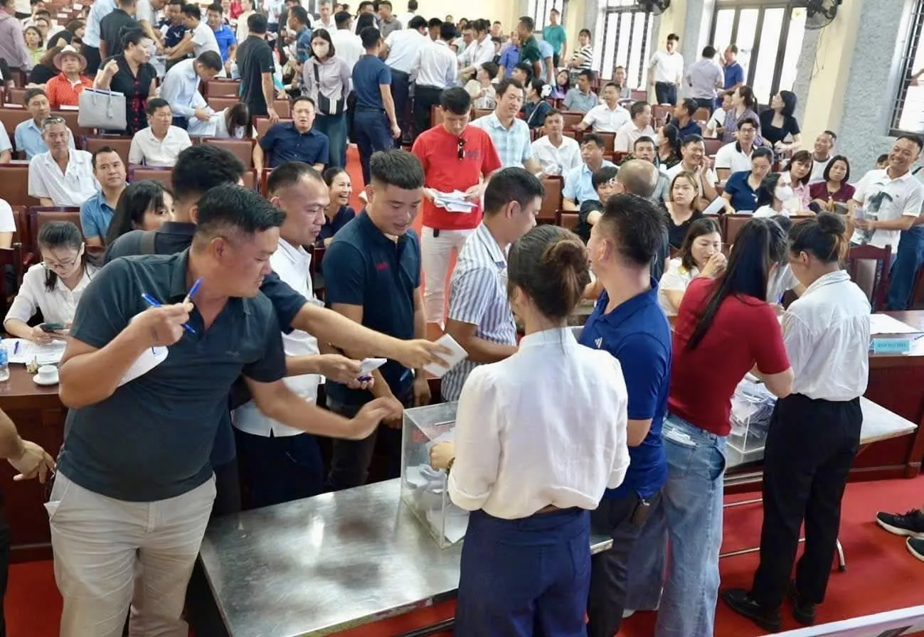 Hưng Yên: 33 lô đất chênh hơn 100 tỷ đồng so với giá khởi điểm