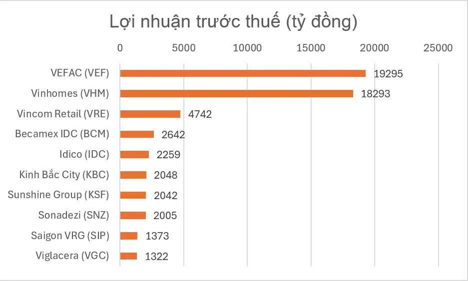 Toàn cảnh lợi nhuận bất động sản 9 tháng 2025: Loạt công ty của Tỷ phú Phạm Nhật Vượng bứt tốc ngoạn mục