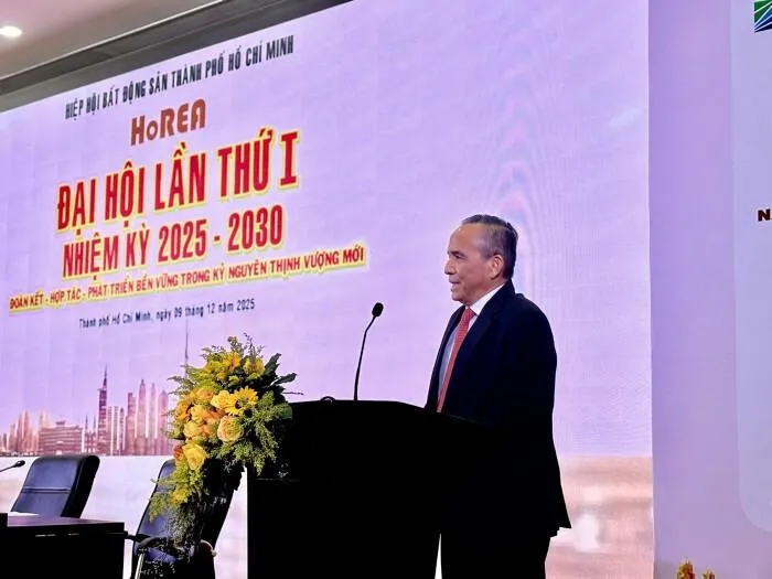 HoREA bầu ban chấp hành mới, ông Lê Hoàng Châu tiếp tục giữ ghế Chủ tịch