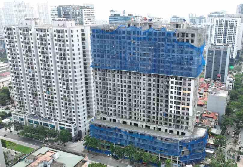Mục sở thị dự án Handico Complex xây ở “rừng cao ốc” Lê Văn Lương, rao bán tới 85 triệu đồng/m2