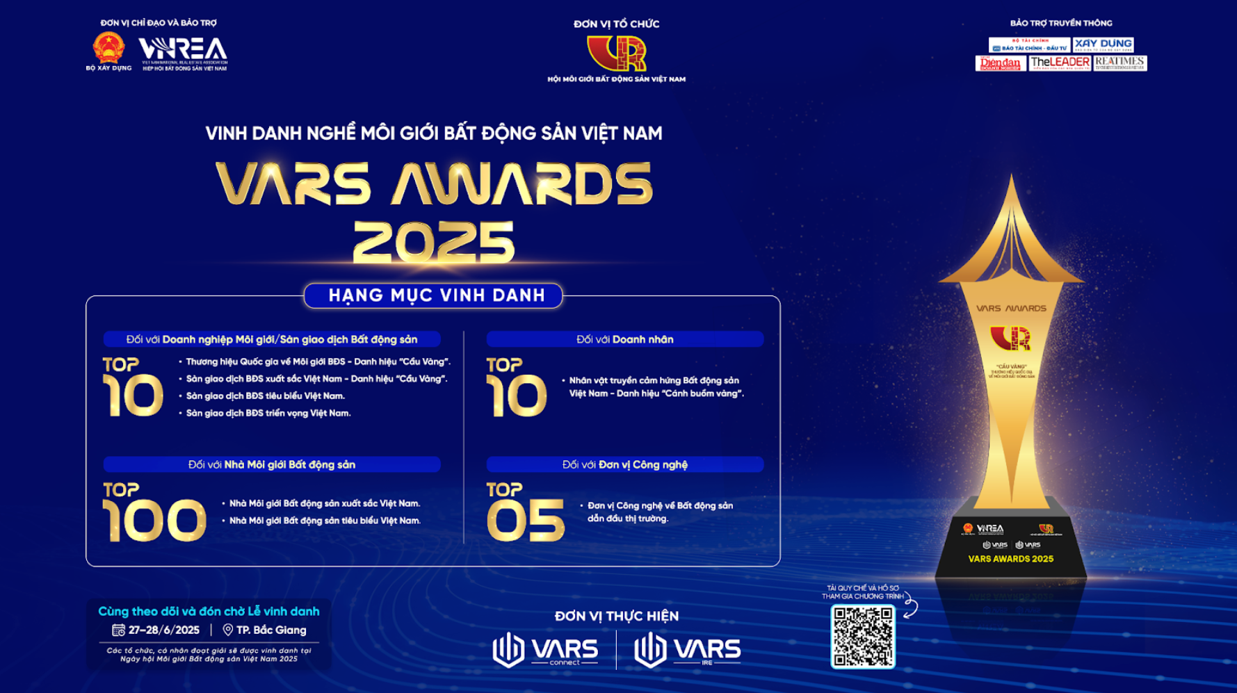 VARS AWARDS 2025: Những người 'giữ lửa' cho thị trường bất động sản sắp được vinh danh