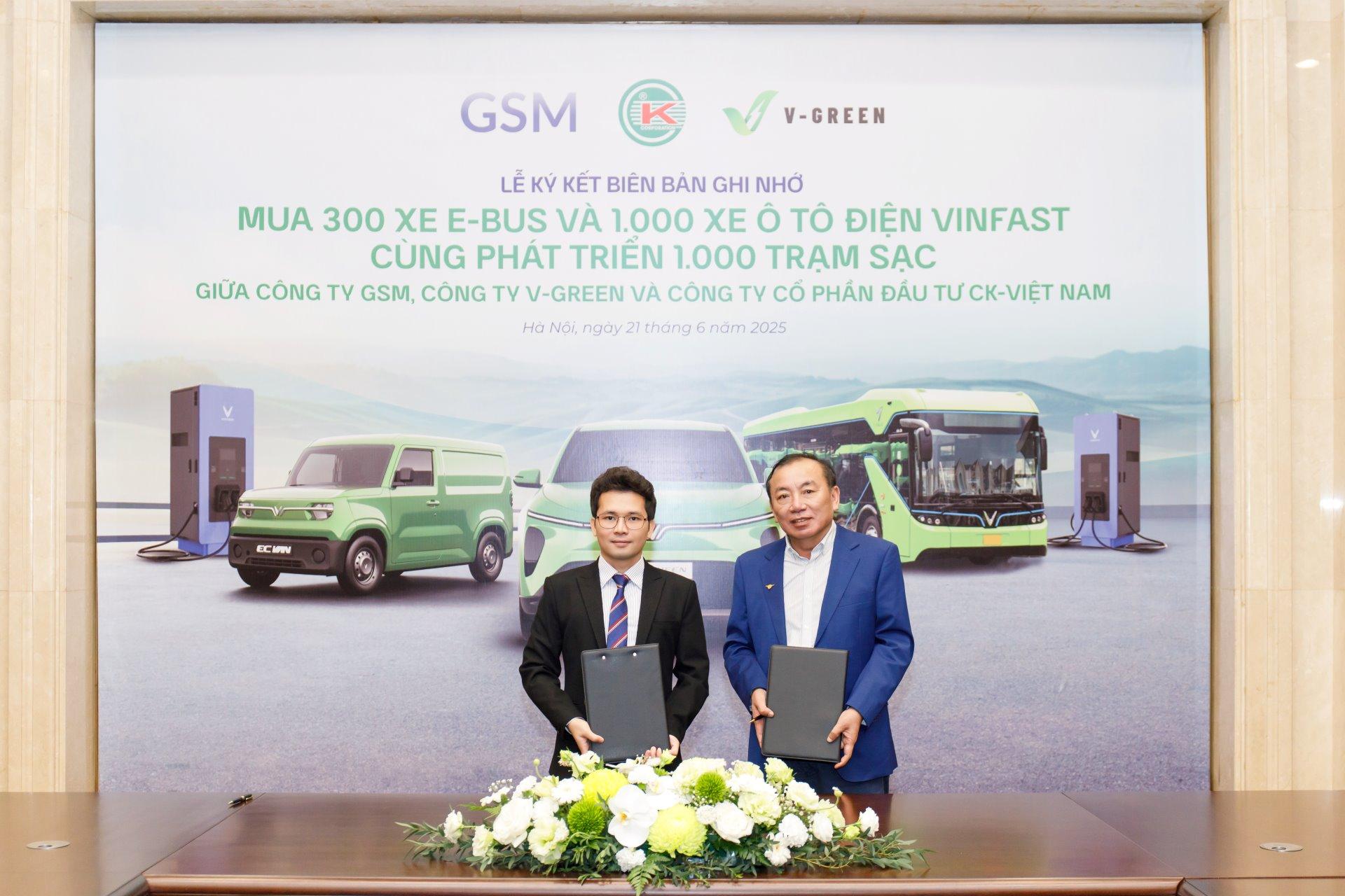 Xanh SM, V-Green và CK Việt Nam hợp tác “điện hóa giao thông”