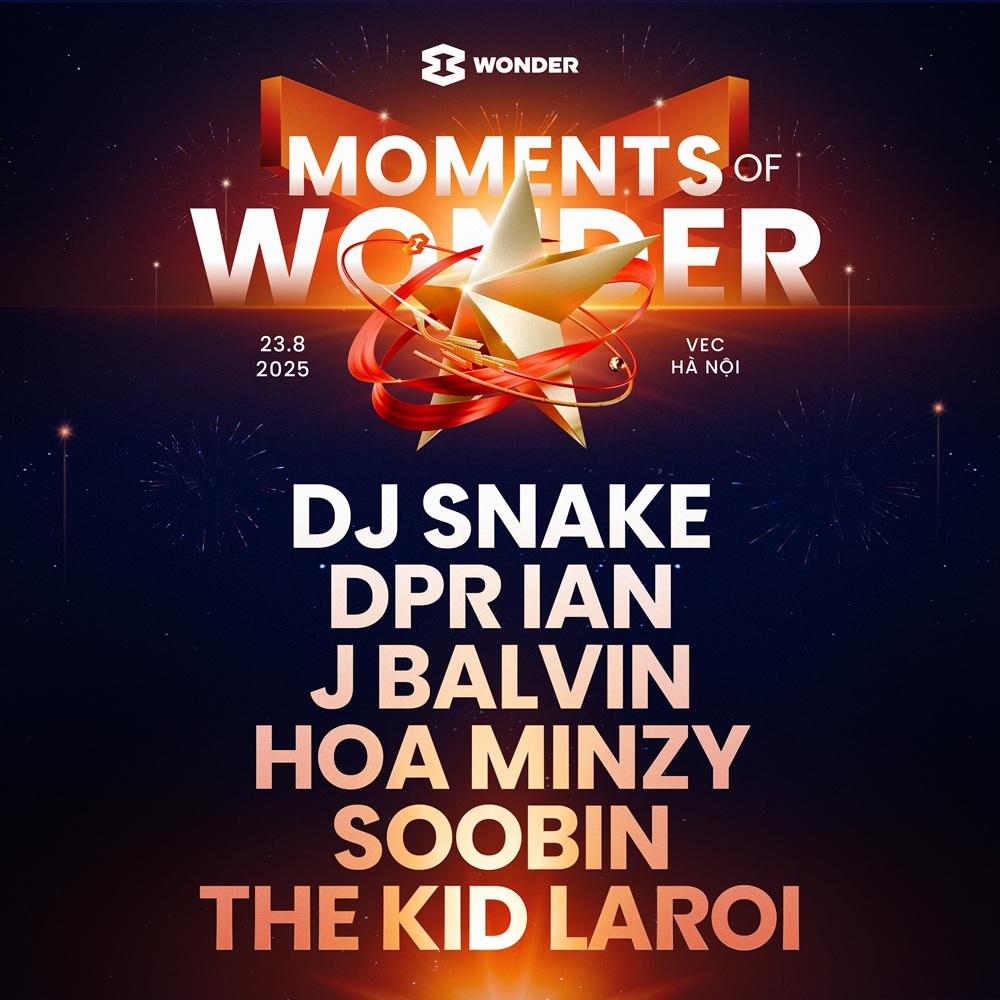 “Moments of Wonder” - Đại nhạc hội đặc biệt kỷ niệm 80 năm Quốc khánh với dàn sao “khủng”: DJ Snake, J Balvin, The Kid LAROI, DPR IAN…