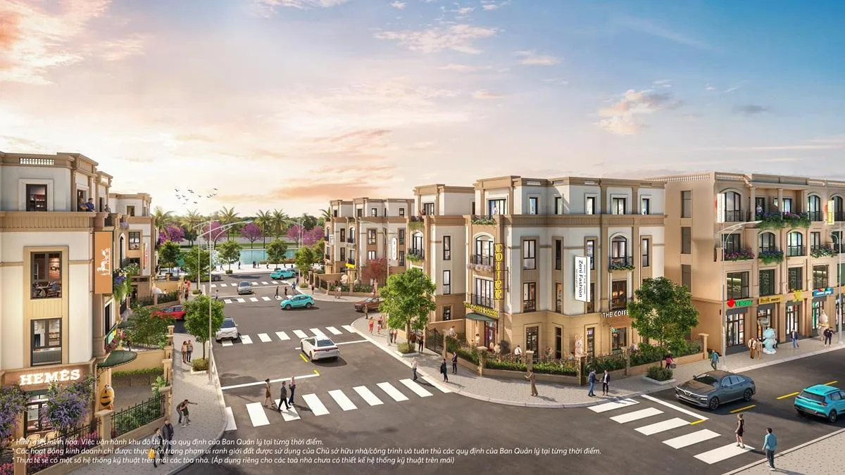 Biệt thự đơn lập đầu hồi có sân vườn tại Vinhomes Golden City - Không gian kể câu chuyện của các thương hiệu cao cấp