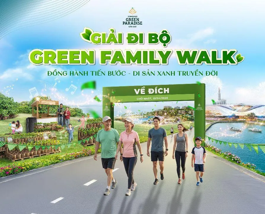 Từ bước chân gia đình đa thế hệ đến diện mạo ngôi nhà xanh, tài sản tự vận hành Vinhomes Green Paradise