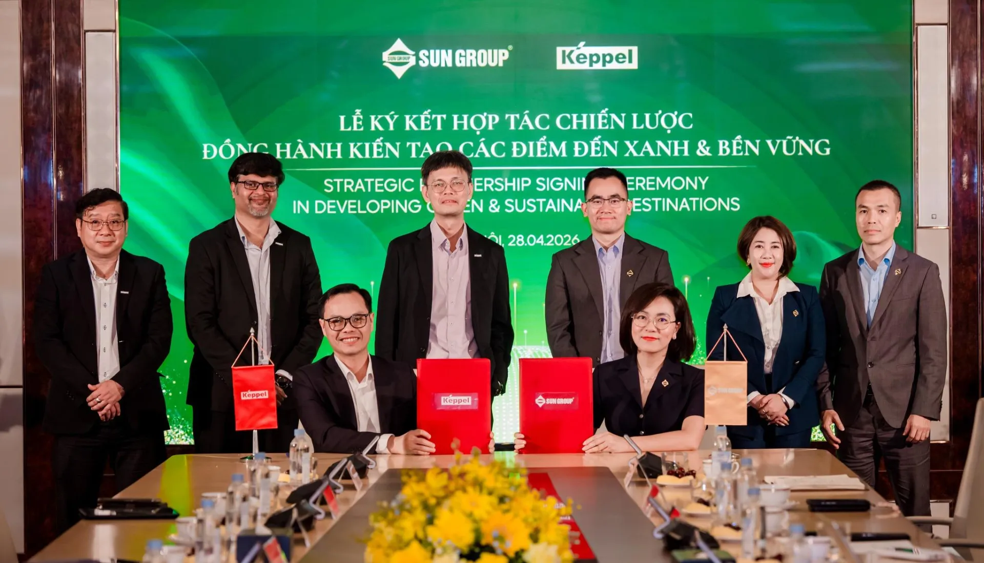 Đằng sau cú bắt tay chiến lược Sun Group x Keppel: Thiết lập chuẩn mực xanh quốc tế mới