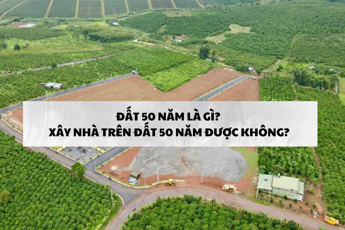 Đất 50 năm là gì? Xây nhà trên đất 50 năm được không?