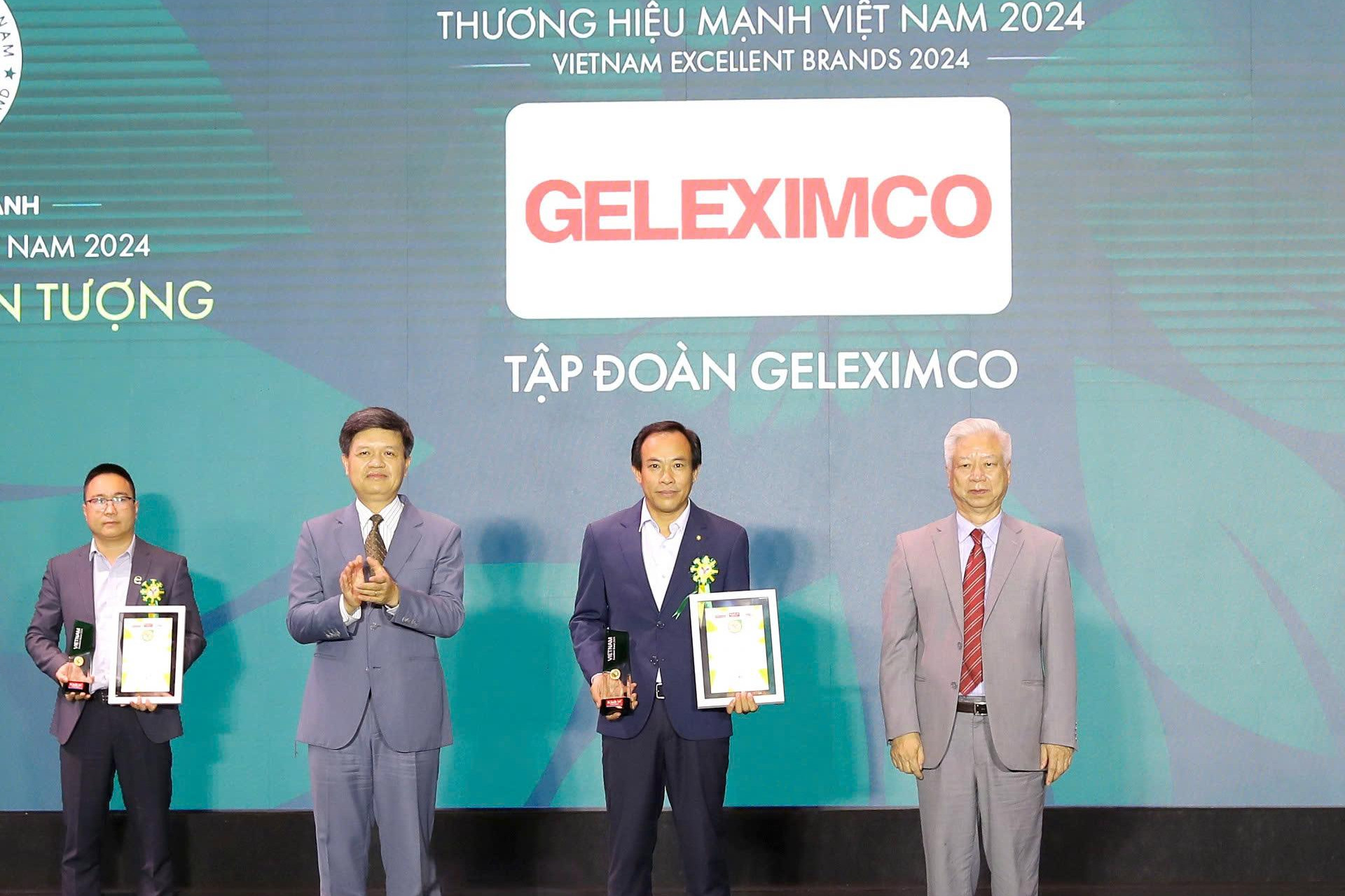 Geleximco được vinh danh Top 10 Thương hiệu mạnh - Tăng trưởng ấn tượng 2024