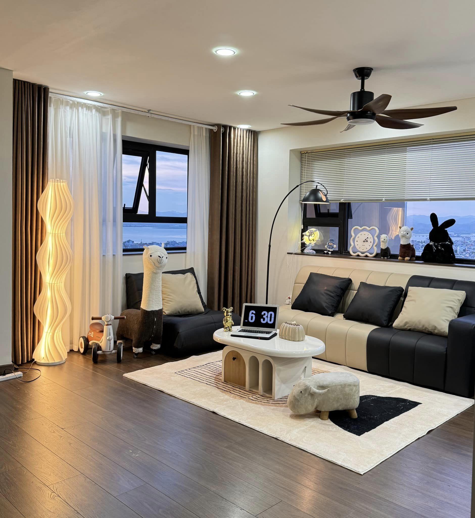 Tổ ấm lý tưởng từ không gian chung cư của vợ chồng trẻ Quảng Ninh