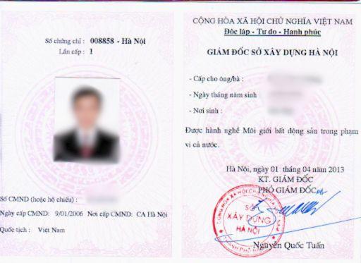 Chứng chỉ môi giới bất động sản có thời hạn bao lâu?