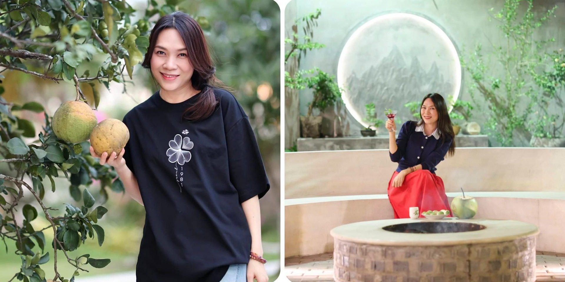 Bốn mùa cây trái trĩu cành trong nhà vườn đi mỏi chân không hết của ca sĩ Mỹ Tâm