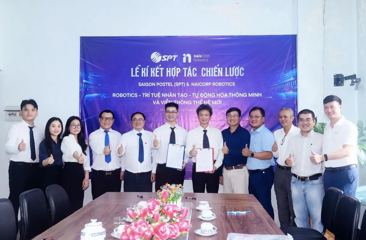 SPT VÀ NAISCORP ROBOTICS KÝ KẾT HỢP TÁC CHIẾN LƯỢC
