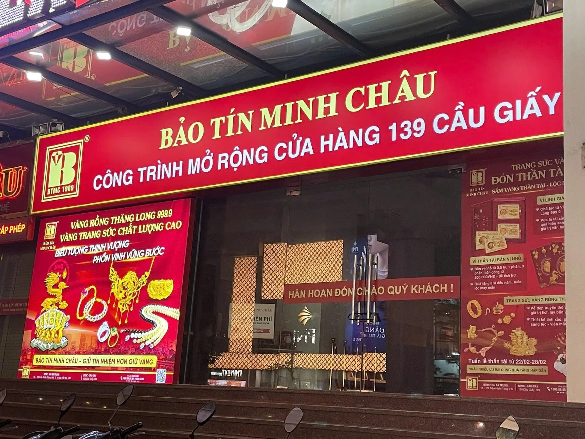 Địa chỉ các cửa hàng bán vàng của Bảo Tín Minh Châu tại Hà Nội cập nhật mới nhất