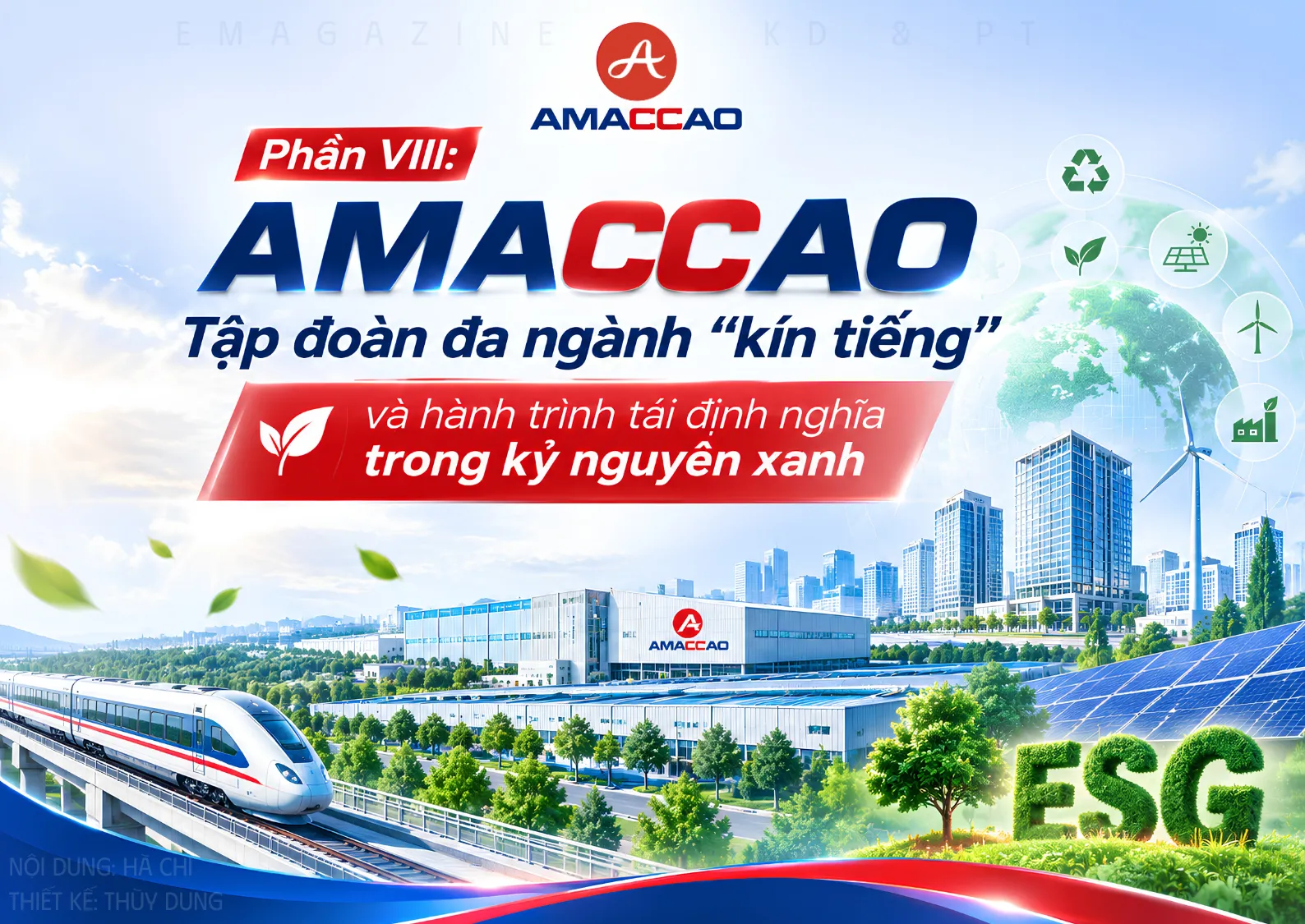 Doanh nghiệp Việt và hành trình ESG - Phần VIII: AMACCAO  - Tập đoàn đa ngành “kín tiếng” và hành trình tái định nghĩa trong kỷ nguyên xanh